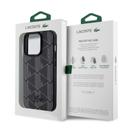 Lacoste HC Magsafe PU The Blend Monogram for iPhone 15 Pro -Black - SW1hZ2U6MzI3NDQ1MA==