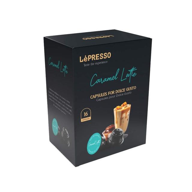 كبسولات لاتيه كراميل لماكينة دولتشي جوستو لماكينة ليبرسو 16 كبسولة  Lepresso capsule for Dolce Gusto 16pc Caramel Latte - SW1hZ2U6MzI3NTQwMg==