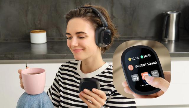 Levelo VibeMaster Hybrid ANC Headphone - Black