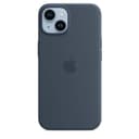 جراب ايفون 14 بلس ماج سيف سيليكون سماوي داكن من ابل Apple iPhone 14 Plus Silicone Case with MagSafe Storm Blue