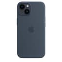 جراب ايفون 14 بلس ماج سيف سيليكون سماوي داكن من ابل Apple iPhone 14 Plus Silicone Case with MagSafe Storm Blue