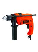 Black+Decker 650w 13mm Corded Electric Hammer Percussion Drill For Metal, Concrete & Wood Drilling - SW1hZ2U6MzI0MDc4Ng==