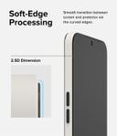 Ringke Full Cover Tempered Glass Screen Protector Compatible with Nothing Phone (2a), Premium 9H Hardness Shatterproof Coverage Tempered Glass Protective Film with Installation Kit- 2 Pack