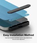 Ringke Full Cover Tempered Glass Screen Protector Compatible with Nothing Phone (2a), Premium 9H Hardness Shatterproof Coverage Tempered Glass Protective Film with Installation Kit- 2 Pack