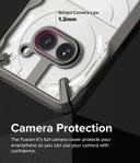 Ringke Fusion-X Compatible with Nothing Phone (2a) Case , Anti-Scratch Dual Coating Advanced Rugged Hybrid Heavy Duty Bumper Phone Case Cover - Grey