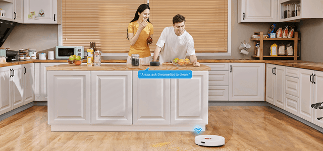 مكنسة روبوت التنظيف دريمي دي 10 بلس 4000 باسكال 5200 مللي امبير مع صندوق غبار Dreame D10 Plus Robot Vacuum and Mop