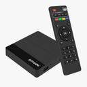 رسيفر يدعم ال 4K أسود بورودو Porodo Android TV Box 1+8 GB Support 4K with BT RCU and USB Dongle