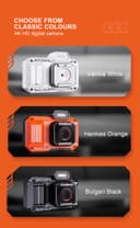 Porodo 48MP Full HD 1080 Digital Camera 18X digital Zoom - Orange