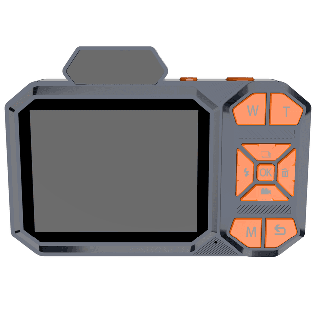 Porodo 48MP Full HD 1080 Digital Camera 18X digital Zoom - Orange