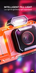 Porodo 48MP Full HD 1080 Digital Camera 18X digital Zoom - Orange