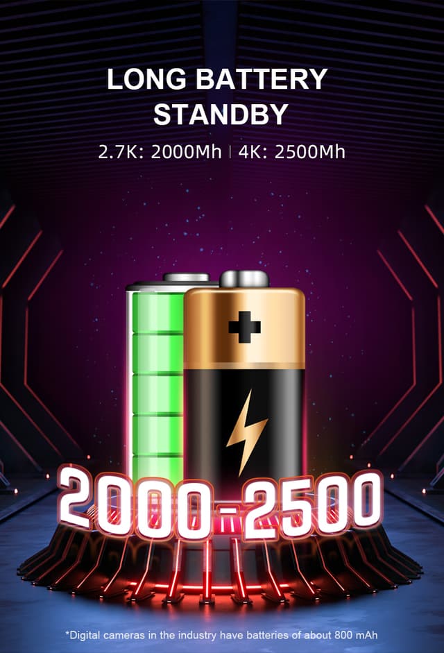 Porodo 48MP Full HD 1080 Digital Camera 18X digital Zoom - Orange