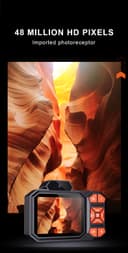 Porodo 48MP Full HD 1080 Digital Camera 18X digital Zoom - Orange