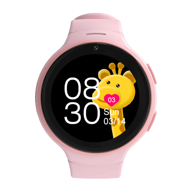 Porodo 4G Kids GPS Smart Watch with JuniCare app - Pink
