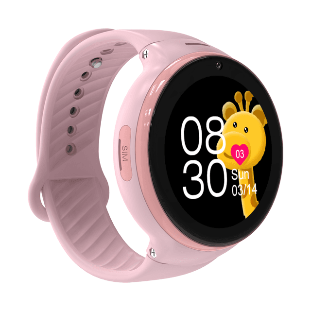 Porodo 4G Kids GPS Smart Watch with JuniCare app - Pink