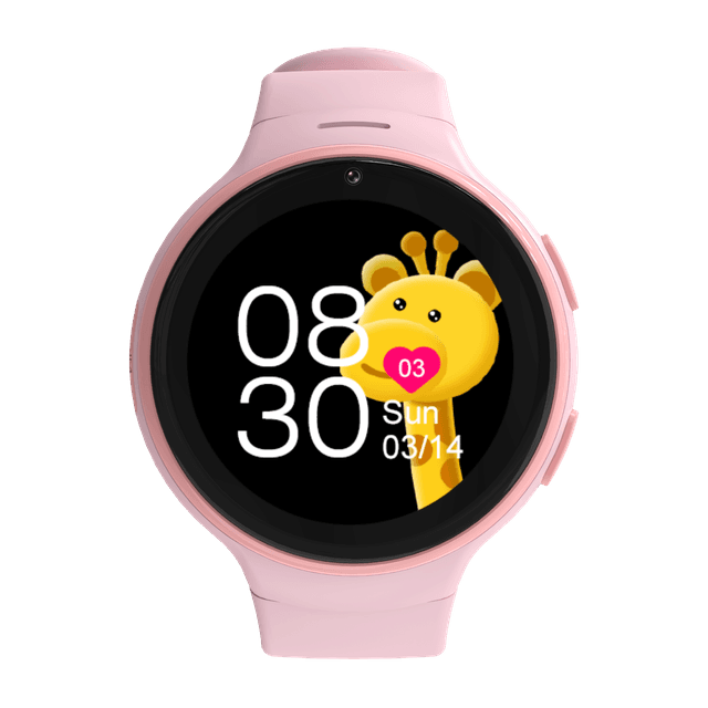 Porodo 4G Kids GPS Smart Watch with JuniCare app - Pink
