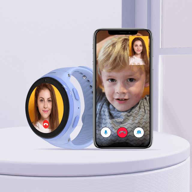 Porodo 4G Kids GPS Smart Watch with JuniCare app - Pink