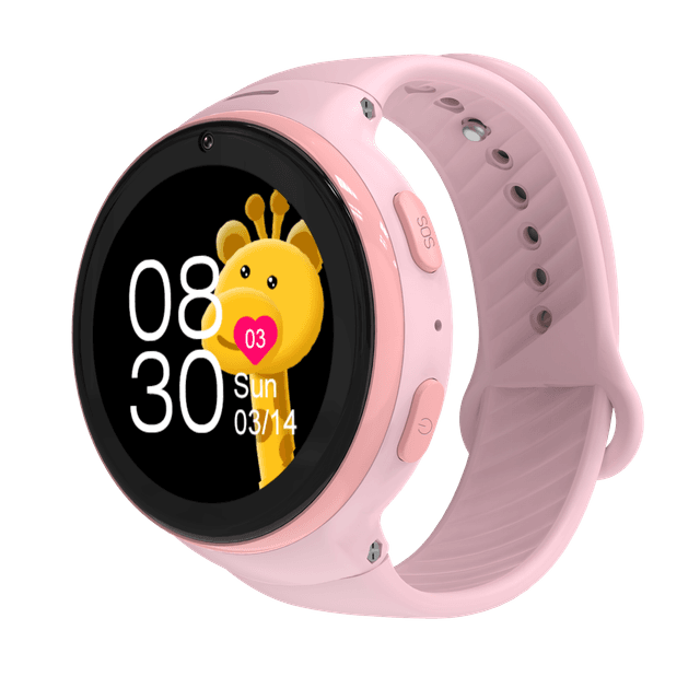 Porodo 4G Kids GPS Smart Watch with JuniCare app - Pink - SW1hZ2U6MzI3MzY3MQ==