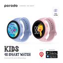 Porodo 4G Kids GPS Smart Watch with JuniCare app - Pink