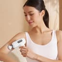 جهاز مساج صغير لايف ستايل مع 4 رؤوس أبيض بورودو Porodo Lifestyle Mini Massage Gun with 4 Head  - White
