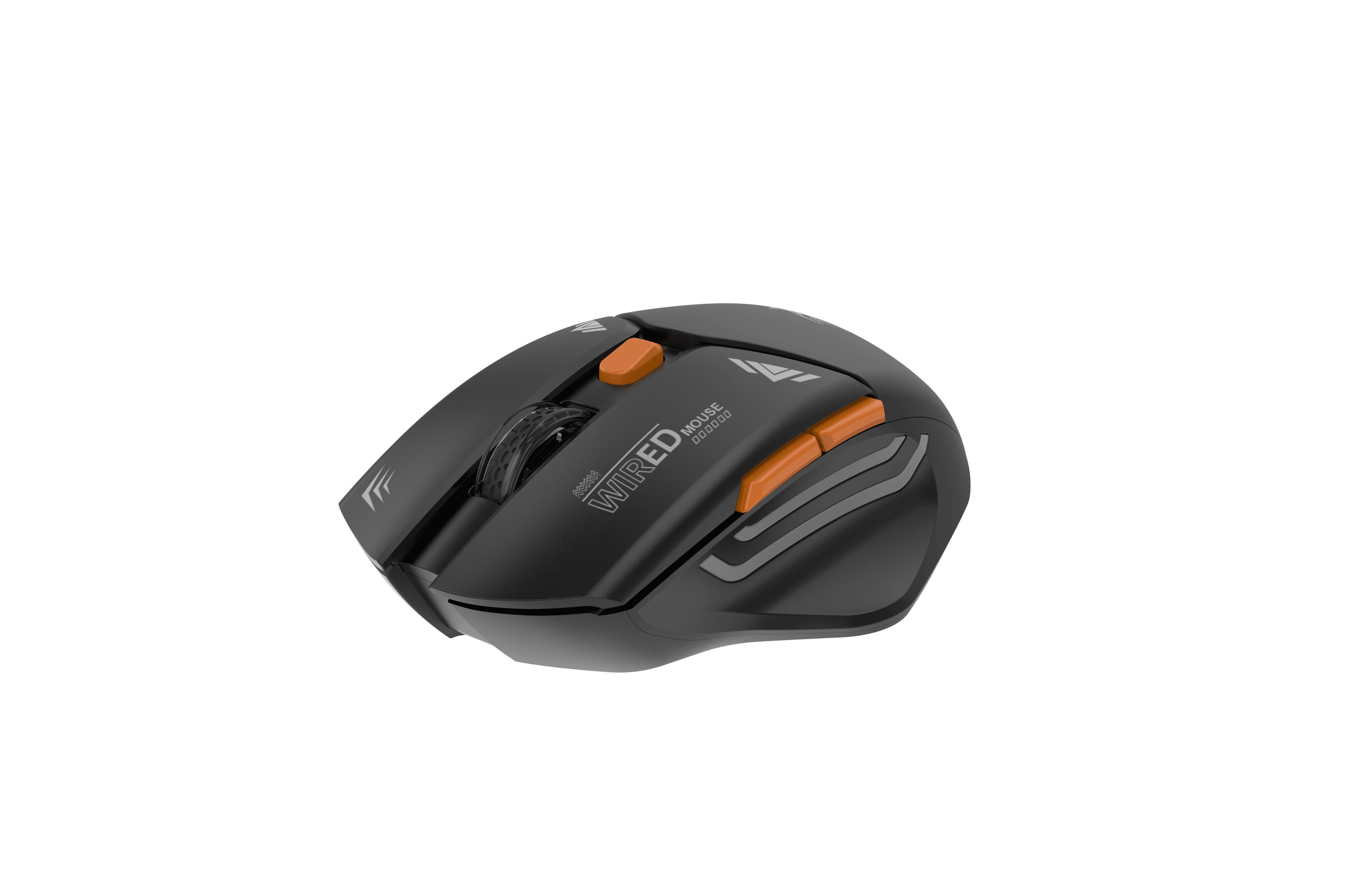 ماوس ألعاب تردد 2.4 غيغا  أسود بورودو Porodo Gaming 2in1 2.4G Wireless Mouse DPI 1600 - Black