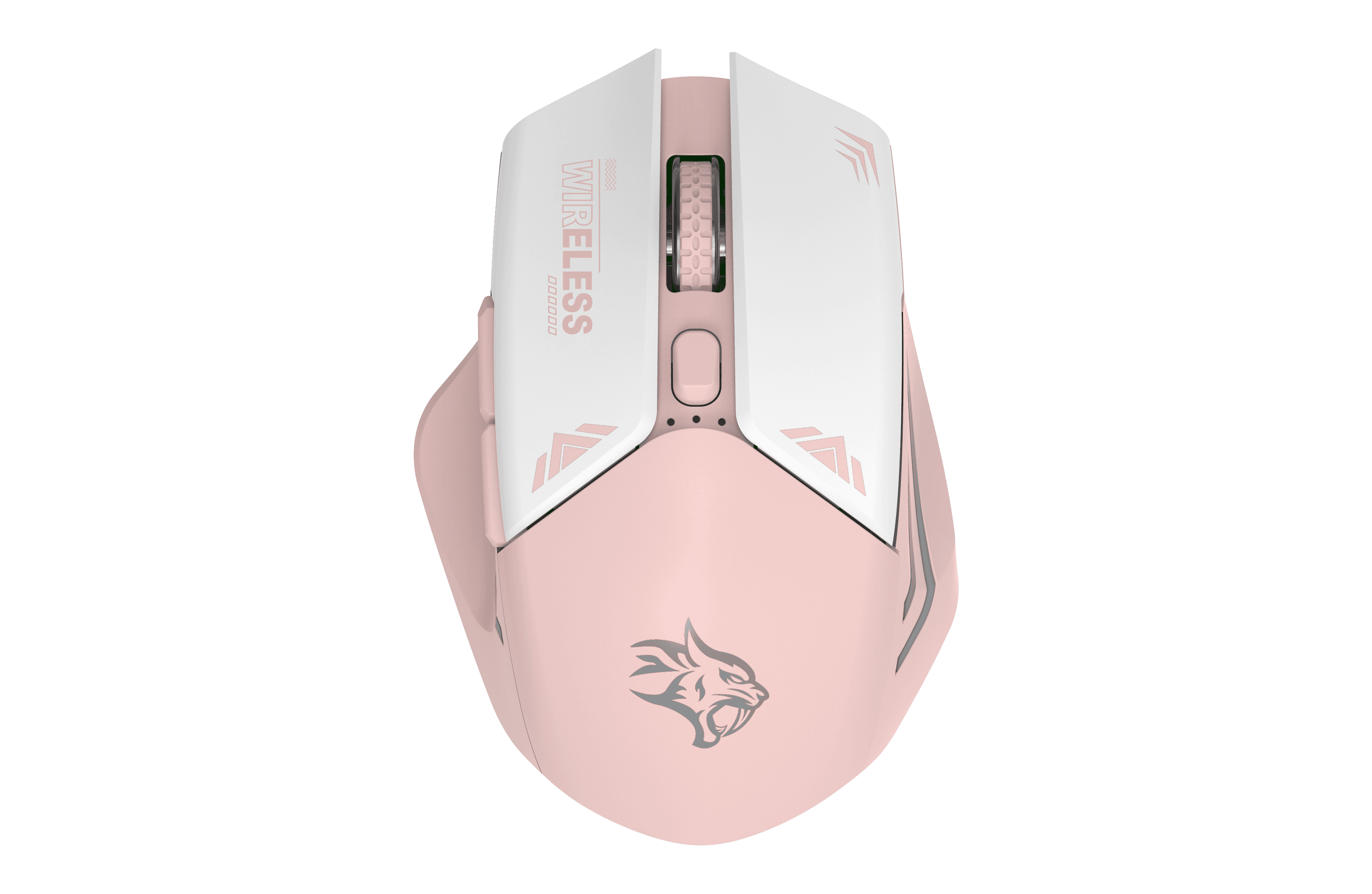 ماوس ألعاب تردد 2.4 غيغا  وردي بورودو Porodo Gaming 2in1 2.4G Wireless Mouse DPI 1600 - Pink