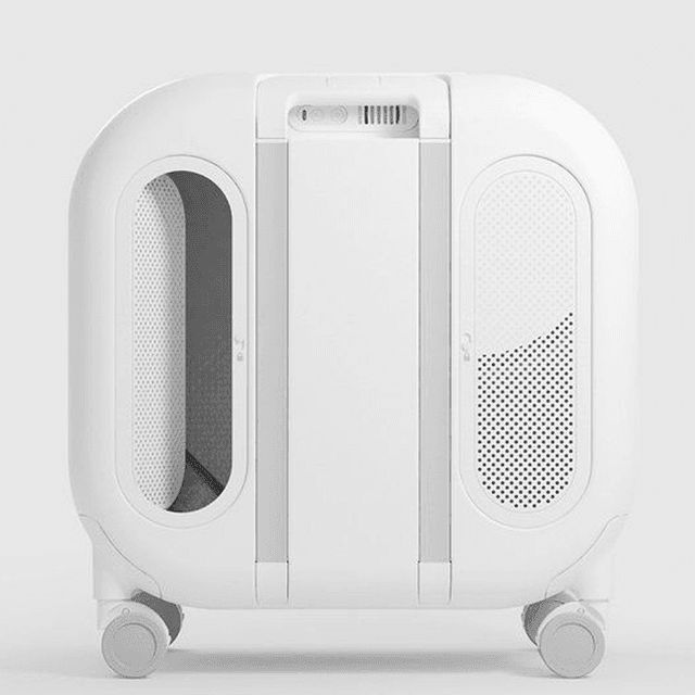 Pidan Rolling Pet Carrier Suitcase With Integrated Fan and Light