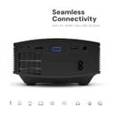 Wownect Mini Projector, LED Portable Projector Full HD 1080P Supported, Phone Projector Compatible with Smartphone, Laptop, TV Stick Connection, Video Projectors for Kids Home Theater