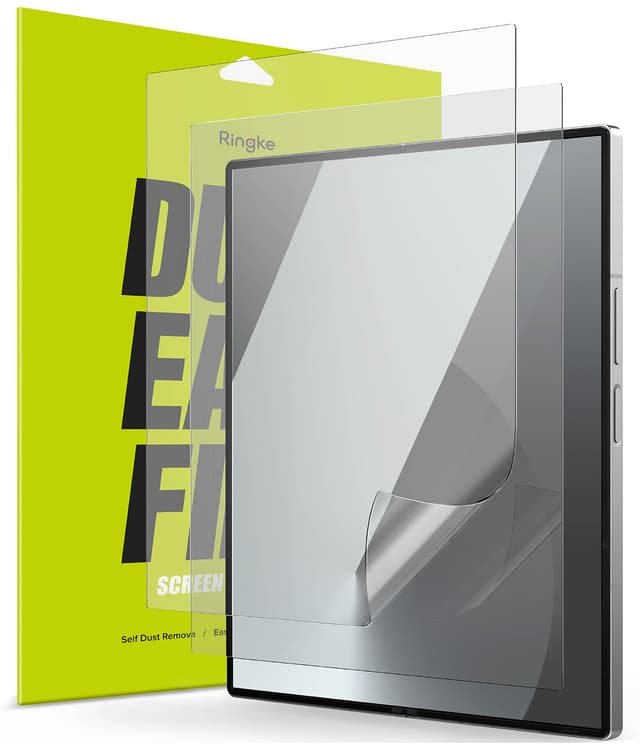 Ringke [2 Pack] Dual Easy Film Compatible with Samsung Galaxy Z Fold 6 Screen Protector, Premium Full Cover Film Easy Application Case Friendly Screen Protector