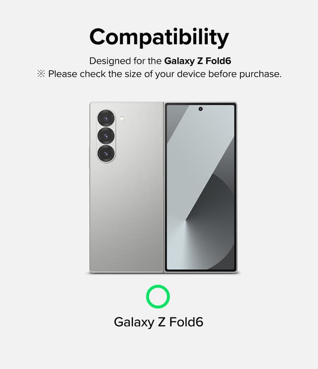 Ringke [2 Pack] Dual Easy Film Compatible with Samsung Galaxy Z Fold 6 Screen Protector, Premium Full Cover Film Easy Application Case Friendly Screen Protector