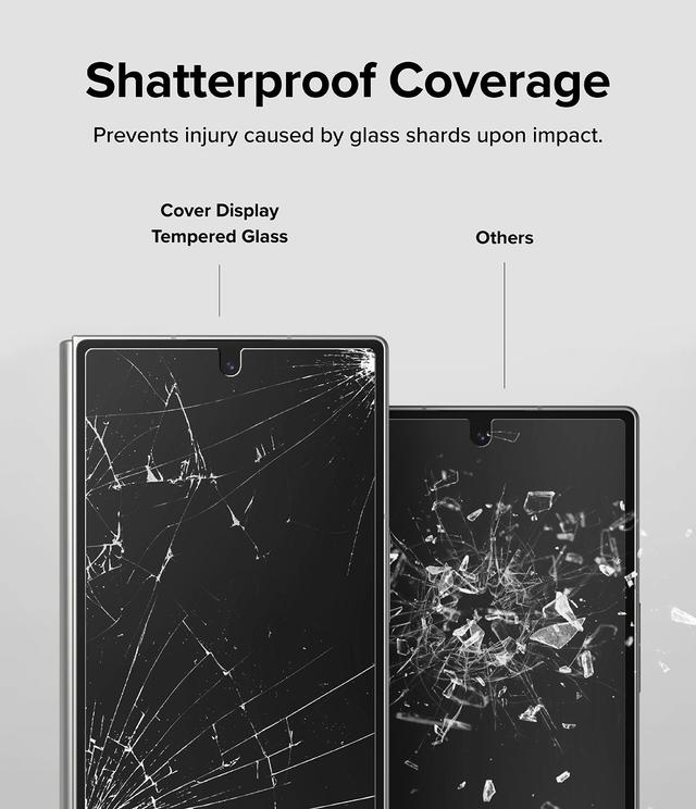 غطاء شاشة لجوال سامسونج جالاكسي Z فولد 6 5G (2024) زجاج قطعتين رينجكي Ringke Cover Display Glass Compatible with Samsung Galaxy Z Fold 6 5G (2024) - SW1hZ2U6MzI4ODMyNQ==