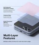 غطاء شاشة لجوال سامسونج جالاكسي Z فليب 6 5G (2024) زجاج قطعتين رينجكي Ringke Cover Display Glass Compatible with Samsung Galaxy Z Flip 6 5G (2024)