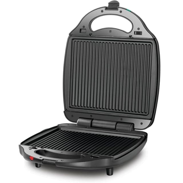 Black+Decker 1400w 2-In-1 4 Slice Sandwich Maker & Grill With Interchangeable Plate