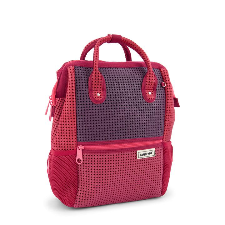 شنطة مدرسة متعددة الاستعمالات لايت بلس ناين LIGHT PLUS NINE Master Short Backpack Multi Rose