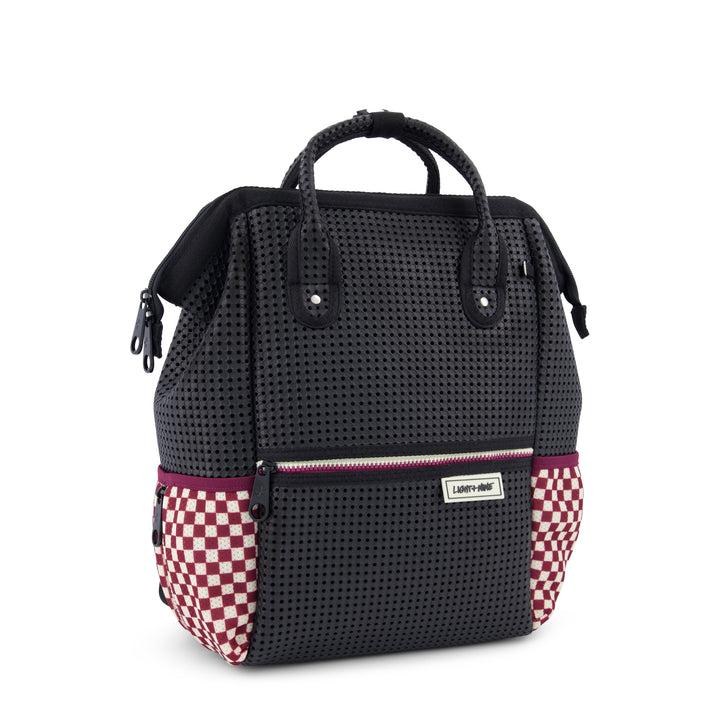 شنطة مدرسة متعددة الاستعمالات لايت بلص ناين LIGHT PLUS NINE Master Short Backpack Checkered Brick