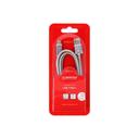 Skross Charge' N Sync Usb Type-C (3.0) Steel Line Cable, Fast Charging 3a Steel Line 1m Type C Cable, Data Transfer And Charging At Faster Speed, Designed In Switzerland, 2.700243 White