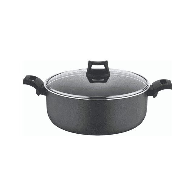 Black+Decker 24cm Non-Stick Casserole, Stockpot & Stewpot With Glass Lid And 5 Layer Ptfe Teflon Non-Stick Spray Coating - SW1hZ2U6MzIzODQ5Ng==