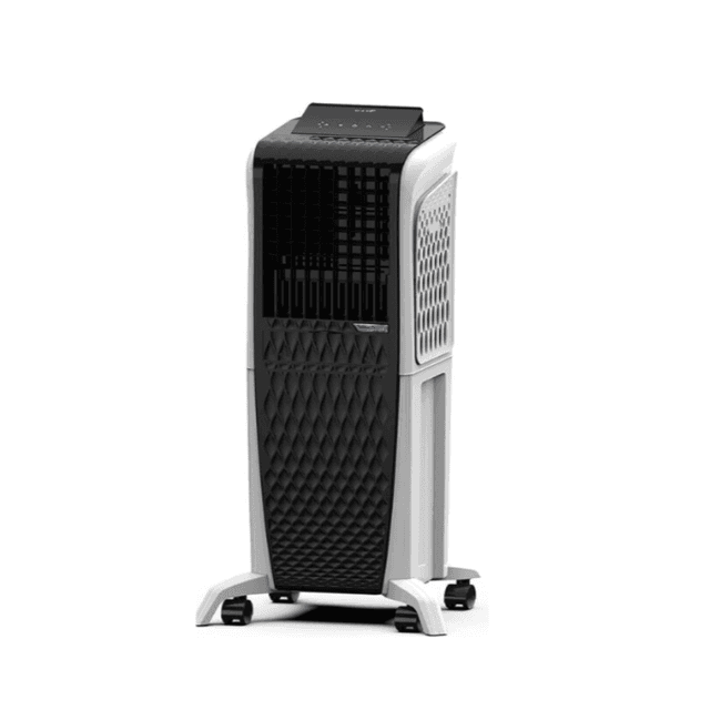 Symphony Diet 3d 40i Portable Tower Air Cooler For Home With 3-Side Honeycomb Pads, Pop-Up Touchscreen, I-Pure Technology And Low Power Consumption, 40l, Grey