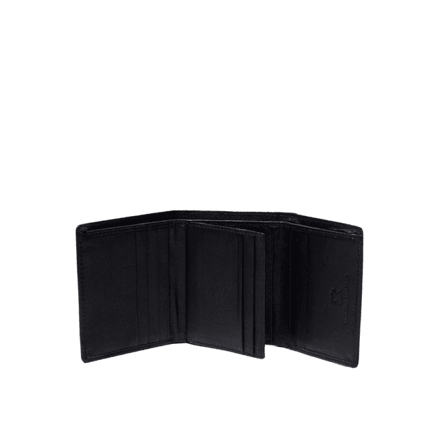 محفظة جلد صغيرة للنساء أسود كريزي  Grazie Leather Wallet Small Black - SW1hZ2U6MzI0MTI2MA==