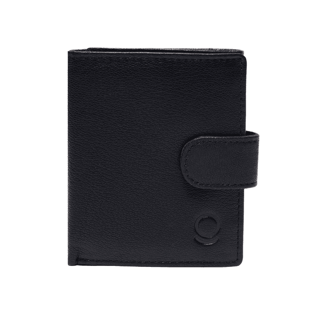 محفظة جلد صغيرة للنساء أسود كريزي  Grazie Leather Wallet Small Black - SW1hZ2U6MzI0MTI1Mg==