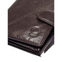 محفظة جلد صغيرة للنساء بني كريزي  Grazie Leather Wallet Small Brown