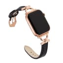 سوار ساعة ابل 38/40/41 ملم جلد للنساء زهري فاتح او اوزون O Ozone Leather Band Compatible with Apple Watch
