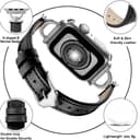 سوار ساعة ابل 38/40/41 ملم جلد للنساء زهري فاتح او اوزون O Ozone Leather Band Compatible with Apple Watch