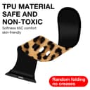 O Ozone Silicone Bands Compatible with Apple Watch Straps 38mm 40mm 41mm Women Men, Stylish Pattern Silicone Straps Replacement Watch Bands for iWatch Series 9 8 7 6 5 4 3 2 1 SE- Leopard Print