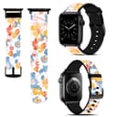 O Ozone Silicone Bands Compatible with Apple Watch Straps 38mm 40mm 41mm Women Men, Stylish Pattern Silicone Straps Replacement Watch Bands for iWatch Series 9 8 7 6 5 4 3 2 1 SE- Colorful