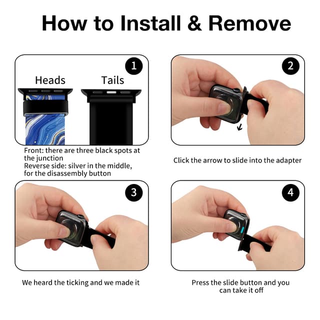 O Ozone Silicone Bands Compatible with Apple Watch Straps 38mm 40mm 41mm Women Men, Stylish Pattern Silicone Straps Replacement Watch Bands for iWatch Series 9 8 7 6 5 4 3 2 1 SE- Blue Marble