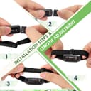 سوار ساعة ذكية فيت بيت لوكس قماش نايلون لون رمادي من او اوزون O Ozone Nylon Band Compatible with Fitbit Luxe Bands for Women Men