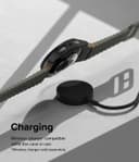 كفر حماية ساعة سامسونغ جالاكسي 7 مقاس 40 ملم مع واقي شاشة أسود غير لامع رينجكي Ringke Slim & Glass Compatible with Samsung Galaxy Watch 7 40mm Case