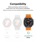 Ringke Glass [4 Pack] Compatible with Samsung Galaxy Watch Ultra (47mm) Screen Protector, [Anti-Scratch] HD Clear 9H Hardness Full Cover Tempered Glass Protective Film - R10