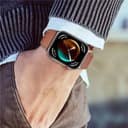 سوار ساعة هواوي ووتش 3 فيت جلد لون احمر من او زون O Ozone Leather Strap Compatible with Huawei Watch Fit 3