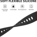 سوار ساعة هواوي باند 8+9 لون بيج من او زون O Ozone Silicone Straps Compatible with Huawei Band 8 Huawei Band 9 Soft Silicone Sport Replacement Band Bracelet Wristband Adjustable Strap with Clasp for Women Men Beige/ivory